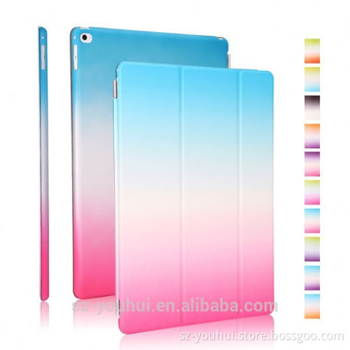 Factory price rainbow color protectitive case for ipad pro12.9